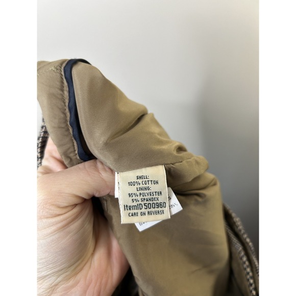 L.L. Bean Womens Classic Fit Black Pinstripes Pants Trousers Size 8 Petite - Picture 12 of 12